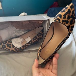 Franco Sarto Leopard Heel
